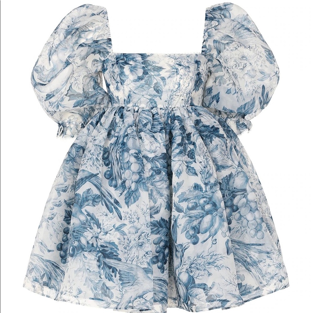 Selkie Louie Toile Puff Dress